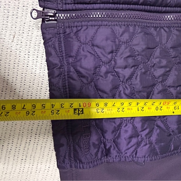 LL Bean Women’s Size 1X quilted Vest Lightweight Outdoor Hiking Everyday Fall - Picture 7 of 9